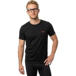 Hugo Couche De Base à Manches Courtes 10217251 3 Unités Black S Homme