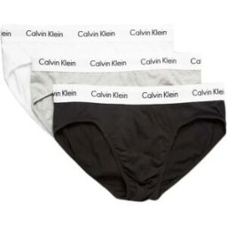 Calvin Klein Slips Cadera 3 Unités Multicolor / White Waistbands XS Homme
