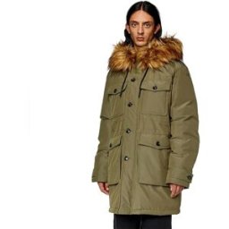 Diesel Veste Jorgy Olive Green 48 Homme