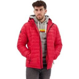 Superdry Veste Shine Fuji Rouge Red M Homme