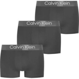 Calvin Klein Boxers Lv00nb4269 3 Unités Black / Black / Black 3XL Homme