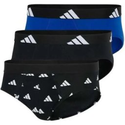 Adidas Underwear Slips Active Flex Cotton 3 Unités Blue / Black / Pr S Homme