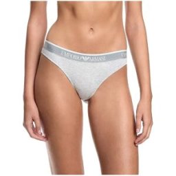 Giorgio Armani Emporio Armani Culotte Iconic Logoband Brazilian 2 Unités Grey Melange / Grey Melange XS Femme