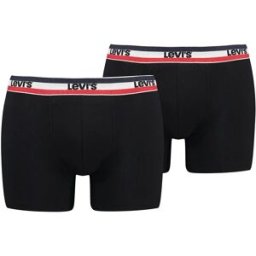 Levi´s Underwear Boxers 701223908 2 Unités Black S Homme