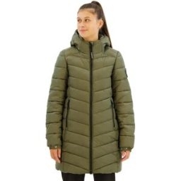 Superdry Veste Fuji Mid Padded Dusty Olive Green L Femme