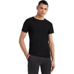 Tommy Hilfiger Couche De Base à Manches Courtes Um0um03138 3 Unités Black / Black / Black S Homme