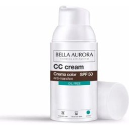 Bella Aurora Crème Cc Anti-taches Sans Huile Spf50 30ml Multicolor 30 ml unisex