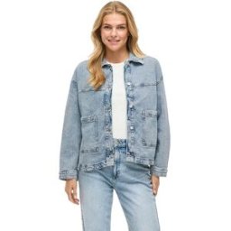 Vila Veste En Jean Jaf Light Blue Denim / 65 40 Femme