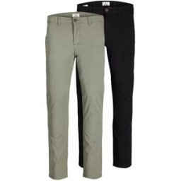 Jack & Jones Pantalon Marco Dave Akm 2 Unités Black / Pack Dusty Olive 28 Homme