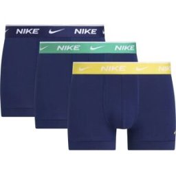 Nike Boxers Eday Trunk 3 Unités Light Blue Void / Stadium Green / Blue Void S Homme