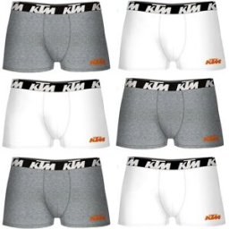 Ktm Boxers Pk5505 6 Unités White / Light Grey 2XL Homme
