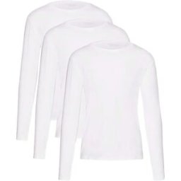 Tommy Hilfiger Sous-vêtement à Manches Longues Premium Essentials 3 Unités White / White / White XL Homme