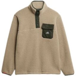 Superdry Sweat à Demi-zip Fuji Winter Twig Beige M Homme