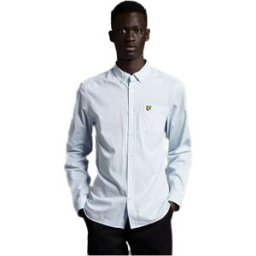 Lyle & Scott Chemise à Manches Longues Lw1114v Blue S Homme