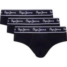 Pepe Jeans Slips Pepe 3 Unités Black 2XL Homme