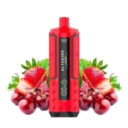 Puff Al Fakher Hyper Max 30k 0,6% – Strawberry Cherry (100% légale)