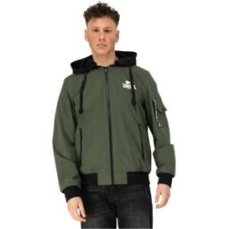 Lonsdale Coupe-vent Shalford Olive / Black / White XL