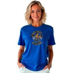 Kruskis T-shirt à Manches Courtes Go Hard Royal Blue L
