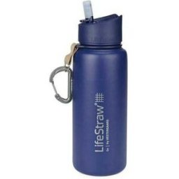 Lifestraw Bouteille D´eau Avec Filtre Acier Inoxydable 750ml Blue One Size