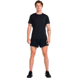2xu T-shirt à Manches Courtes Light Speed Tech Black / Black Reflective 2XL
