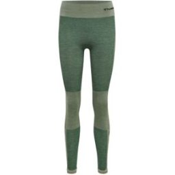 Hummel Leggings Cleaa Mid Waist Seamless Laurel Wreath / Lily Pad Melange XS