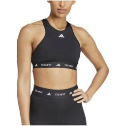 Adidas Soutien-gorge De Sport à Impact Moyen Techfit High Neck Black XS