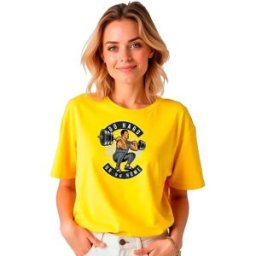 Kruskis T-shirt à Manches Courtes Go Hard Yellow M