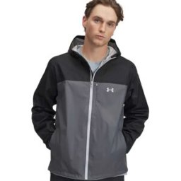 Under Armour Coupe-vent Stormproof Cloudstrike Black / Castlerock / Halo Gray 2XL