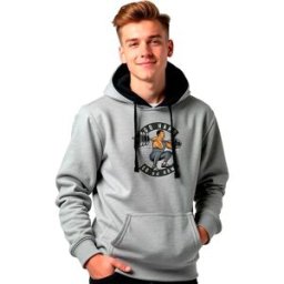 Kruskis Sweat à Capuche Go Hard Two-colour Heather Grey / Black 2XL