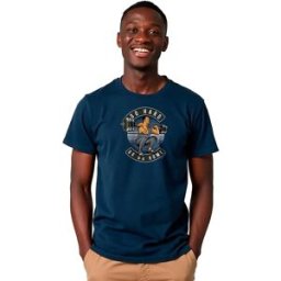 Kruskis T-shirt à Manches Courtes Go Hard Denim Blue 3XL