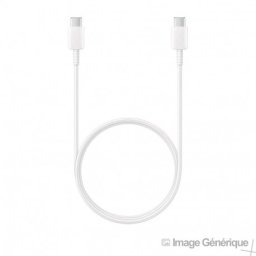 Samsung EP-DG977BWE - Câble USB Type-C Vers USB Type-C - 1m - Blanc (En Vrac)
