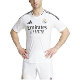 Adidas T-shirt à Manches Courtes Domicile Real Madrid 24/25 Authentic White M Homme