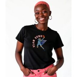 Kruskis T-shirt à Manches Courtes Slam Dunk Black M Femme