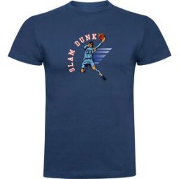 Kruskis T-shirt à Manches Courtes Slam Dunk Denim Blue 2XL Homme