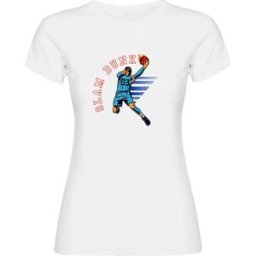 Kruskis T-shirt à Manches Courtes Slam Dunk White S Femme