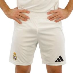 Adidas Short Domicile Real Madrid 24/25 White S Homme