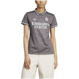 Adidas T-shirt à Manches Courtes Pour Femme Third Real Madrid 24/25 Charcoal M Femme