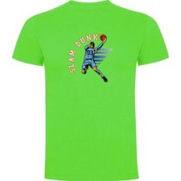 Kruskis T-shirt à Manches Courtes Slam Dunk Light Green L Homme