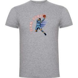 Kruskis T-shirt à Manches Courtes Slam Dunk Heather Grey XL Homme