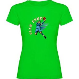 Kruskis T-shirt à Manches Courtes Slam Dunk Light Green S Femme