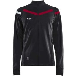 Force Xv Sweat-shirt à Zip Victoire Black / Red 3XL Homme