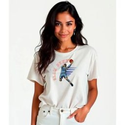 Kruskis T-shirt à Manches Courtes Slam Dunk White 2XL Femme