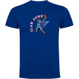 Kruskis T-shirt à Manches Courtes Slam Dunk Royal Blue 3XL Homme
