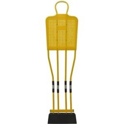 Sporti France Mannequin D´entraînement Aux Coups Francs Nequin + Base Kit 180 Cm Yellow One Size unisex