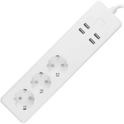 Matel Prise Intelligente Usb 3 Prises Wifi 1.8m White One Size unisex
