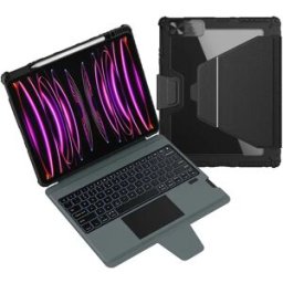 Nillkin Clavier Sans Fil Bumper Link Backlit Version Ipad Pro 12.9 2020/2021/2022/air 13 2024 Black One Size unisex