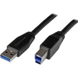 Startech Câble Usb Usb 3.0 Super Speed 5 M Black One Size unisex