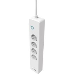 Muvit Io Multiprise Smart 2 Usb Qc 3.0 18w + 1 Usb-c Pd 20w + 4 Plug White One Size unisex