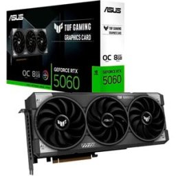 Asus Carte Graphique Tuf Gaming Rtx 5060 Oc 8gb Gddr7 Black / Grey One Size unisex