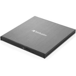 Verbatim Lecteur Dvd Externe Slimline Blu-ray Usb 3.1 Gen 1 Usb-c Uhd 4k Black One Size unisex